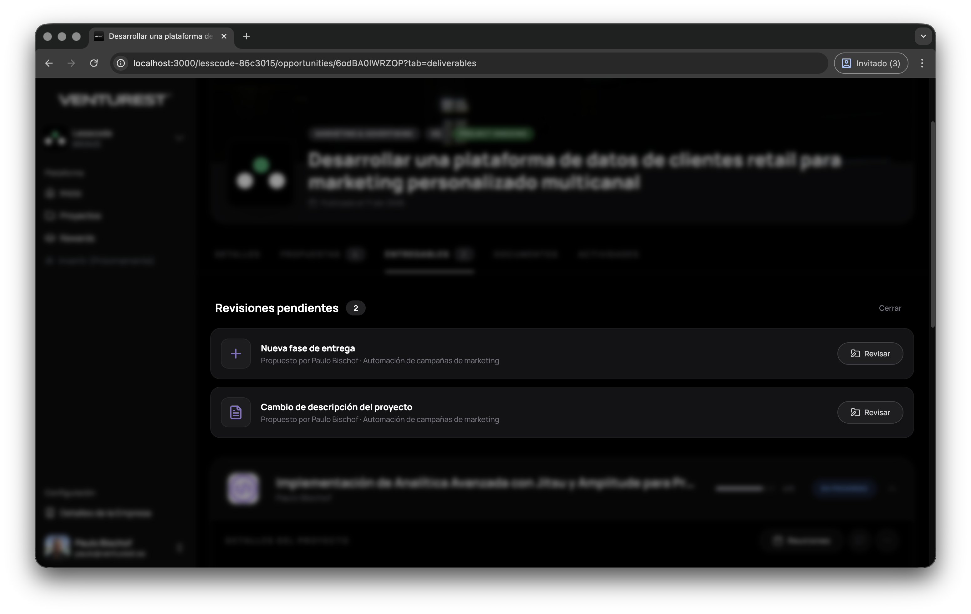 Control de cambios con aprobación